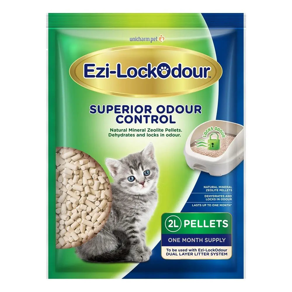 Ezi-LockOdour Cat Litter System Natural Mineral Zeolite Pellets