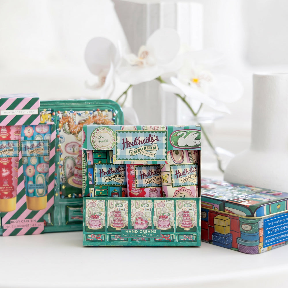 Heathcote & Ivory Emporium Vintage Fayre Hand Cream Trio