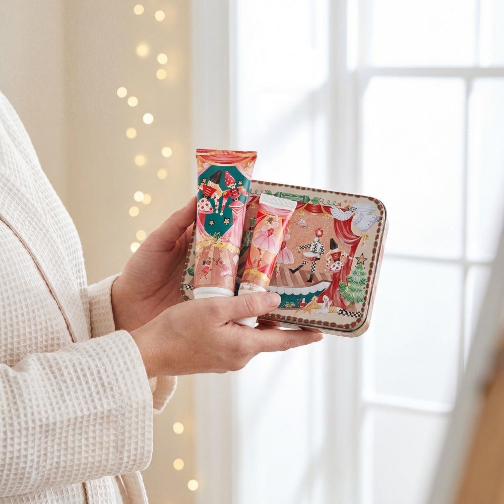 Heathcote & Ivory Cath Kidston Nutcracker Theatre Hand Cream & Lip Balm in Tin