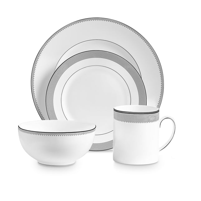 Vera Wang Wedgwood Grosgrain 4 Piece Place Setting