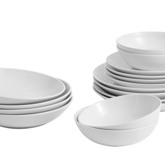 Gordon Ramsay Maze by Royal Doulton 16 Piece Set with Pasta Bowls