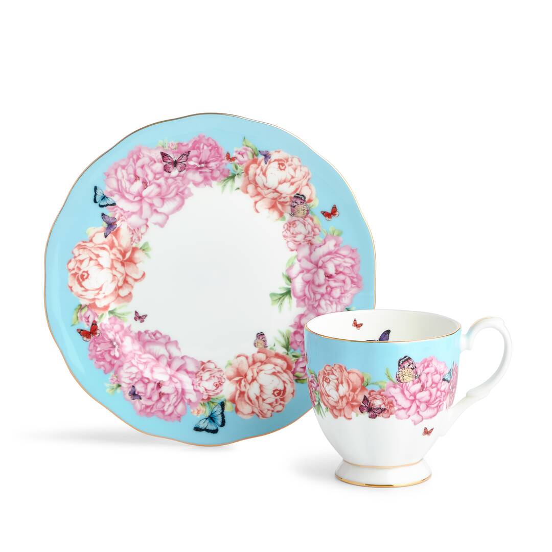 Miranda Kerr For Royal Albert Vintage Mug & Plate 20cm Devotion