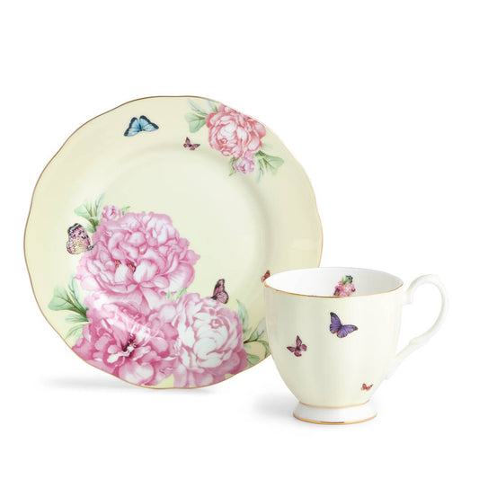 Miranda Kerr For Royal Albert Vintage Mug & Plate 20cm Joy