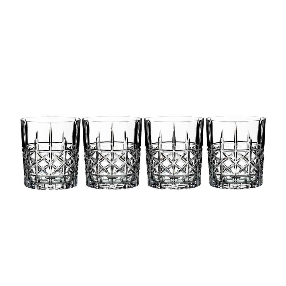 Marquis by Waterford Brady Set of 4 Double Old Fashioned Tumblers