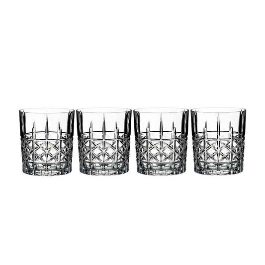 Marquis by Waterford Brady Set of 4 Double Old Fashioned Tumblers