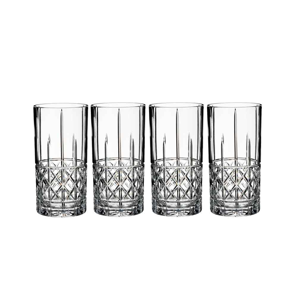 Marquis by Waterford Brady Set of 4 Hiball Tumblers