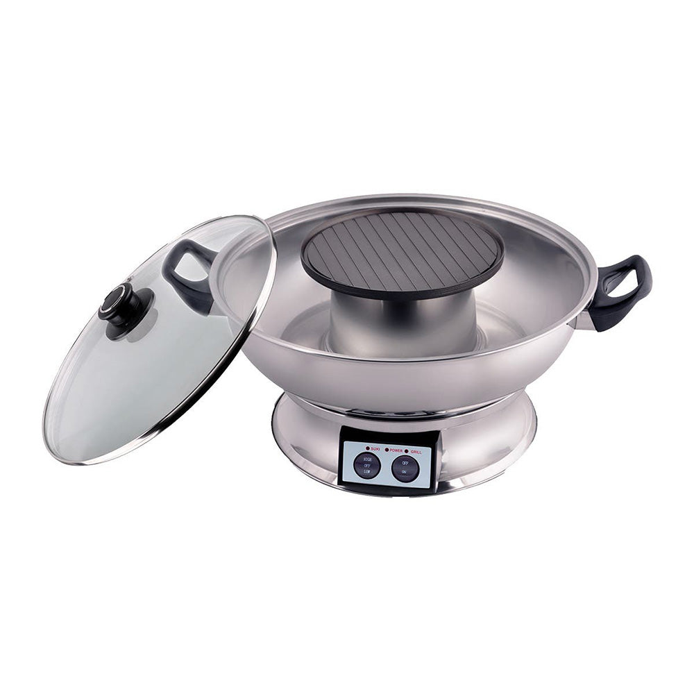 Maxim 1350W Teppanyaki Steam Boat Electric Hot Pot