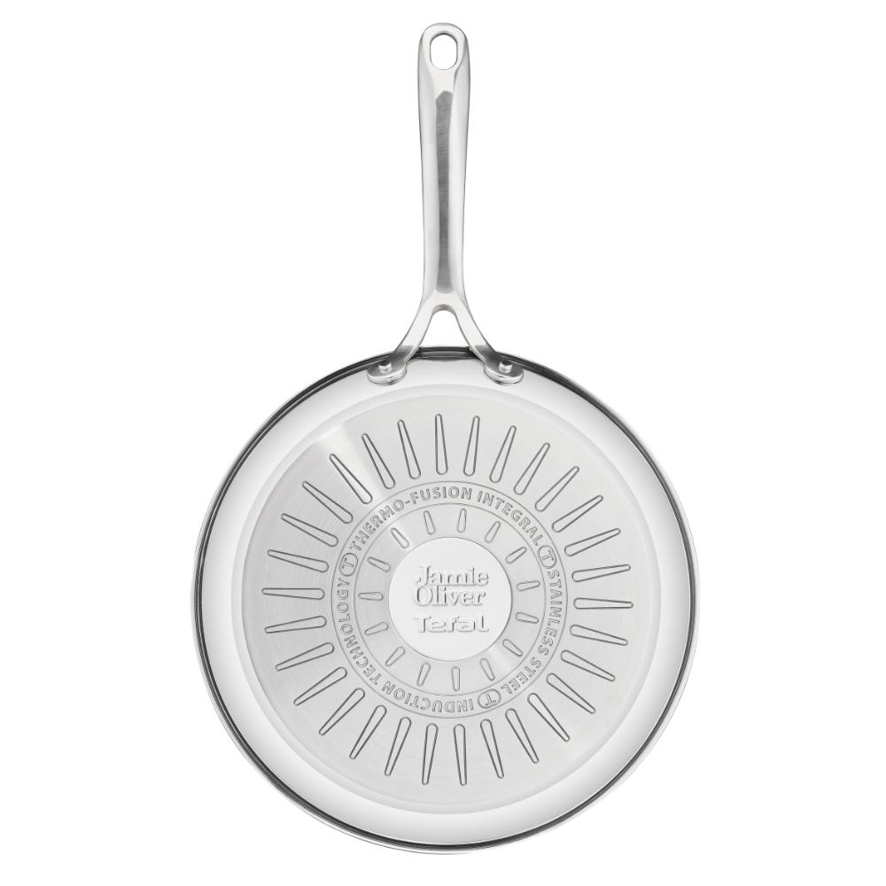 Jamie Oliver by Tefal Cook Smart Induction Stainless Steel Frypan 24cm - MyHouse