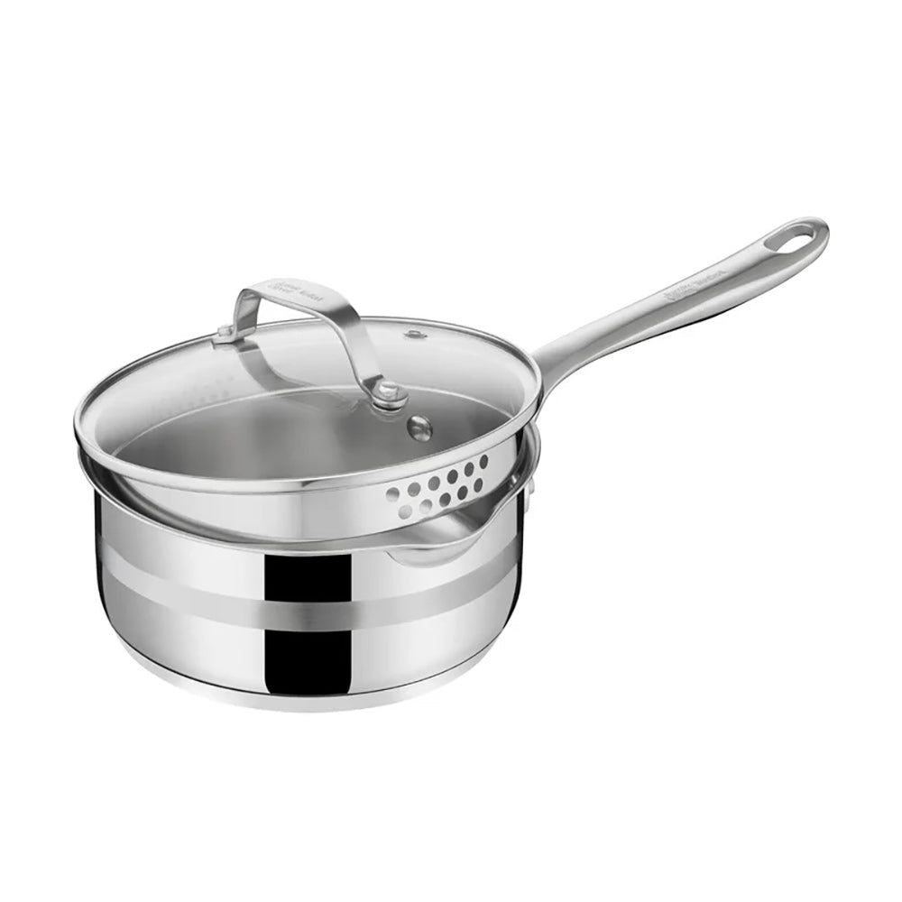 Induction Stainless Steel saucepan with drain lid - MyHouse