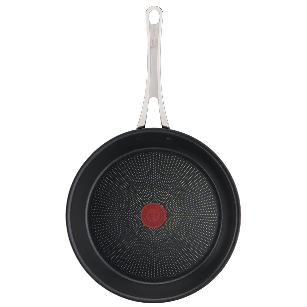 Jamie Oliver by Tefal Cooks Classic Set of 2 Induction Hard Anodised Frypans