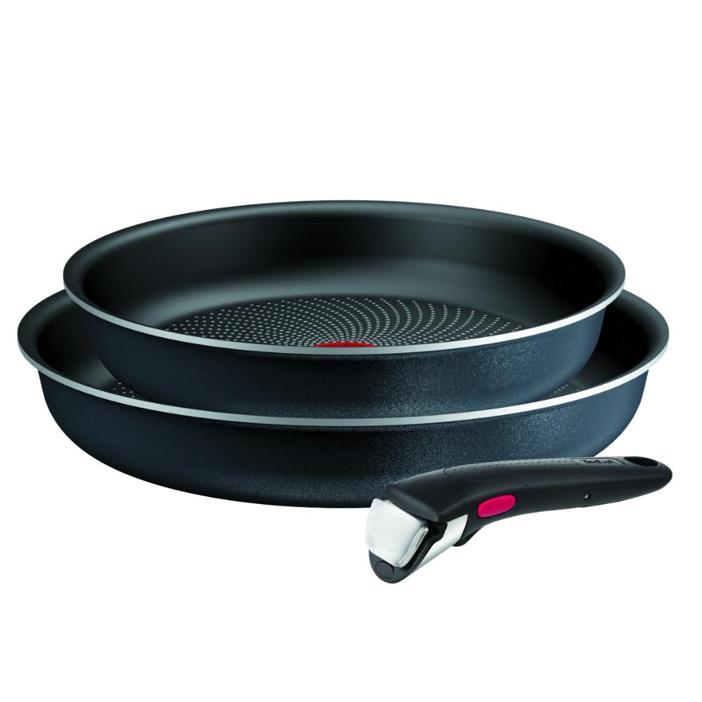 Tefal Ingenio So'Light Induction Non Stick 3 Piece Frypan Set - MyHouse