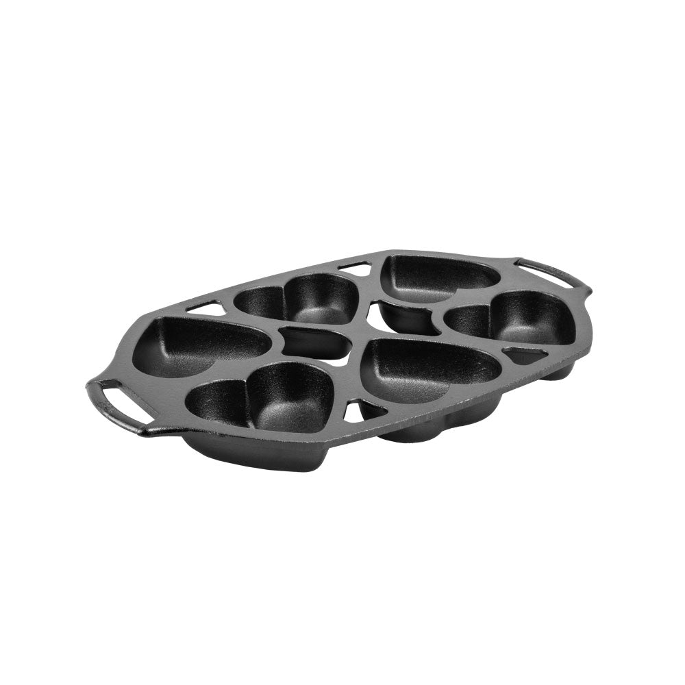 Lodge Cast Iron Heart Mini Cake Pan