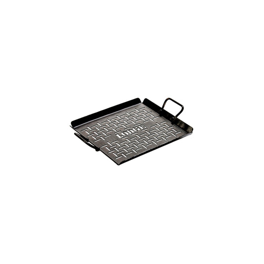 Lodge 13x12 Inch Seasoned Carbon Steel Grill Pan