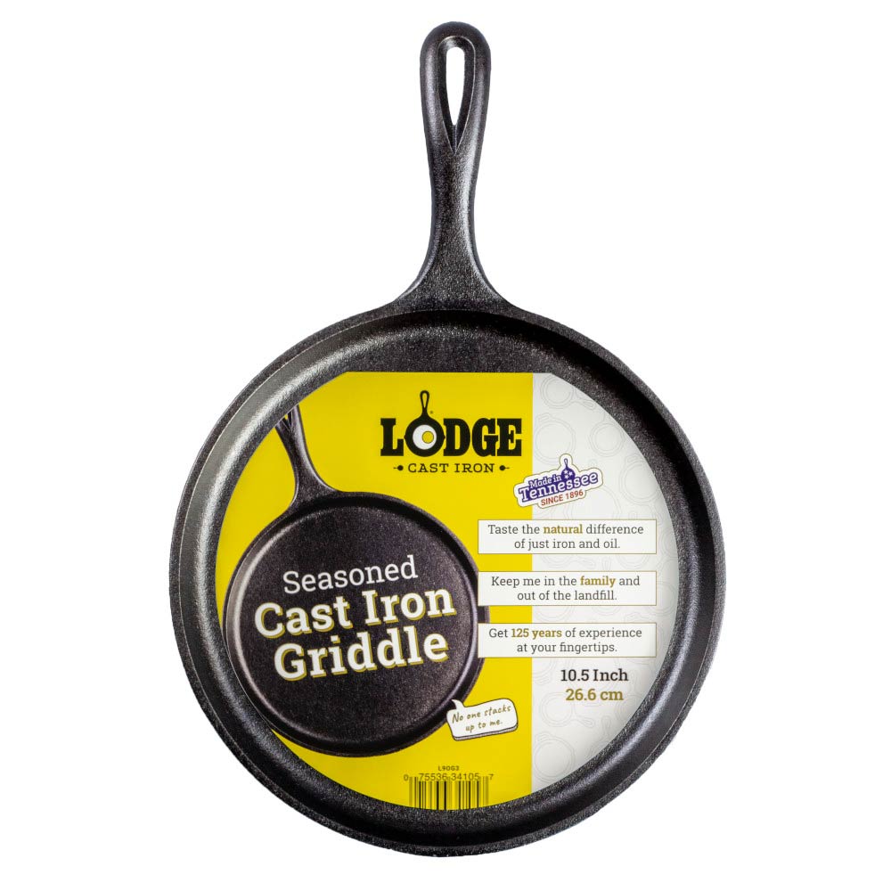 Lodge Cast Iron Round Griddle 26.5cm