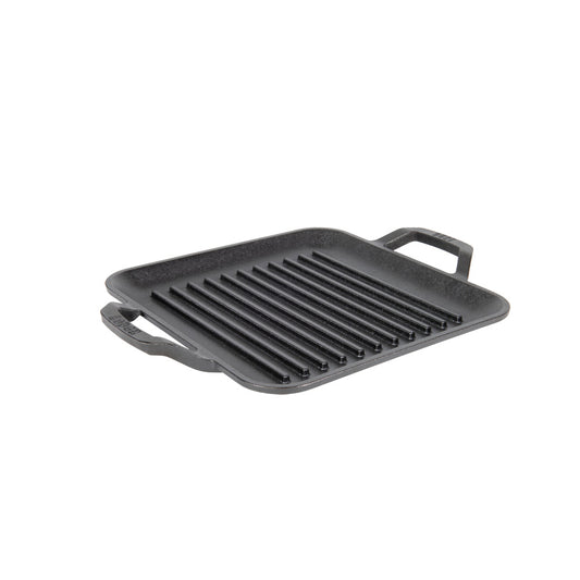 Lodge Chef Collection Square Cast Iron Grill Pan 28cm