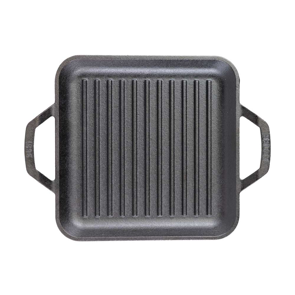 Lodge Chef Collection Square Cast Iron Grill Pan 28cm