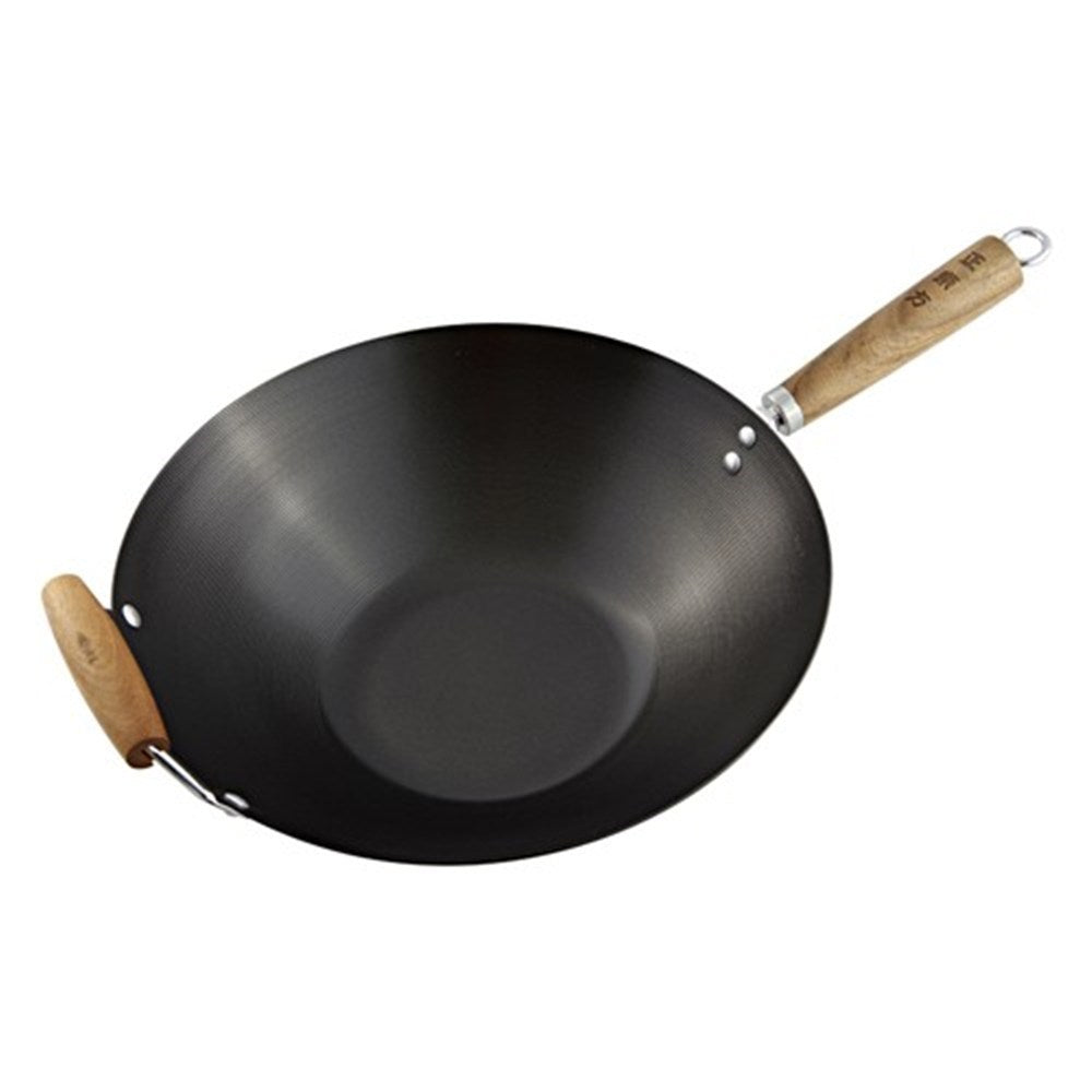 Soffritto Carbon Steel Wok 35cm