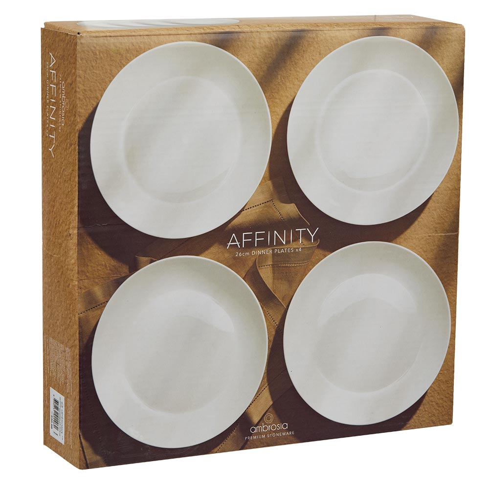 Ambrosia Affinity Set of 4 Dinner Plate