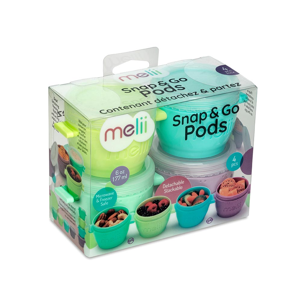 Melii Set of 4 Snap & Go Pods