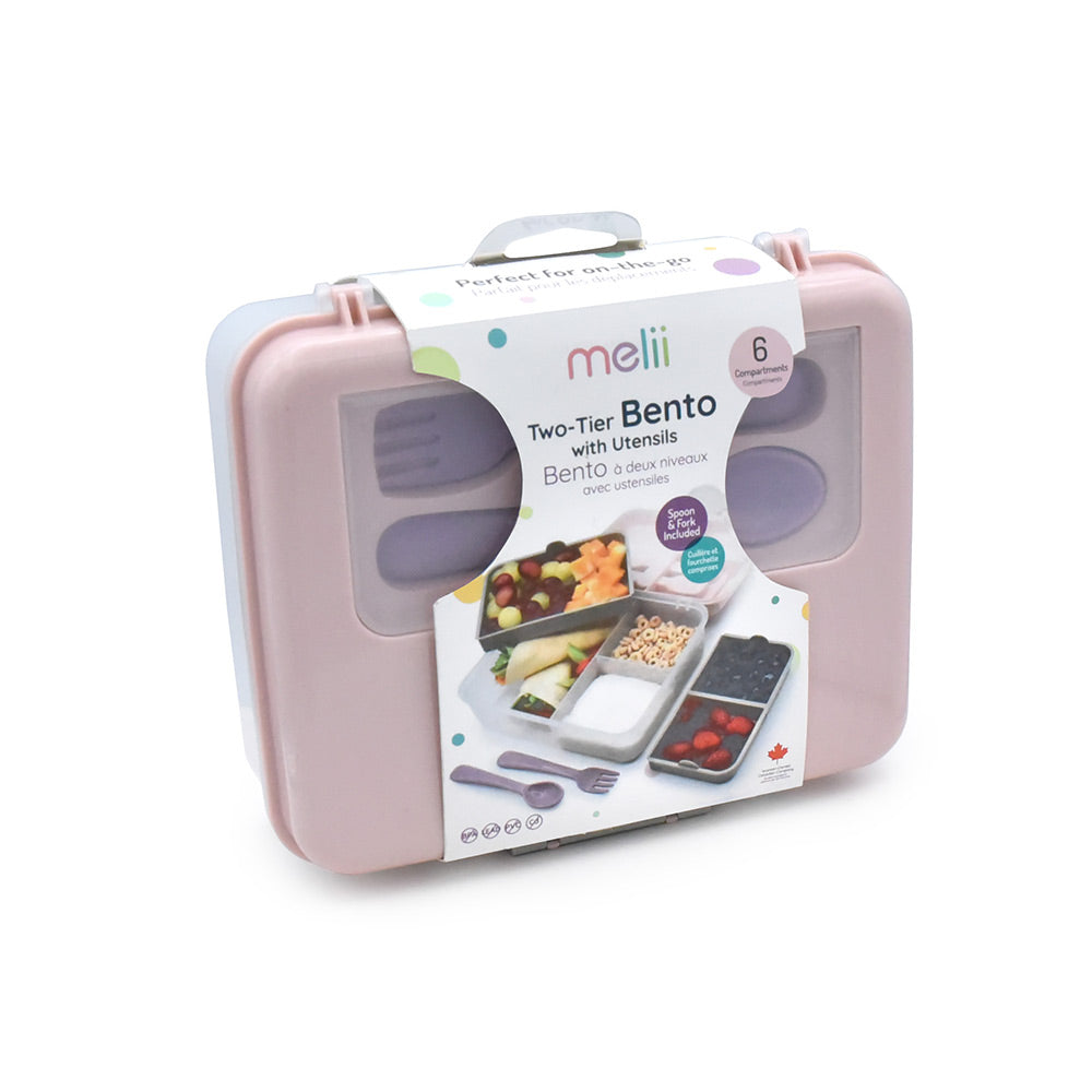 Melii 2 Tier Bento Box - Designs May Vary