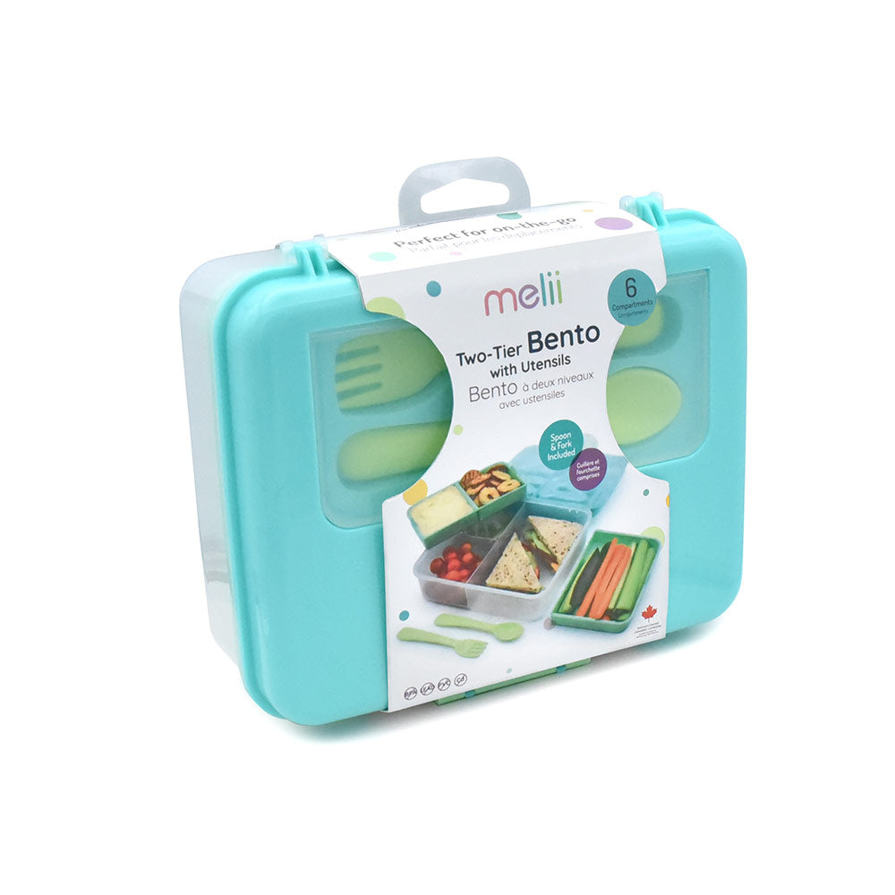 Melii 2 Tier Bento Box - Designs May Vary