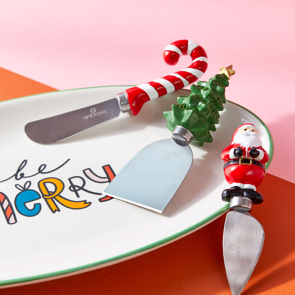 Ambrosia Santas Workshop Cheese Knife - Designs May Vary