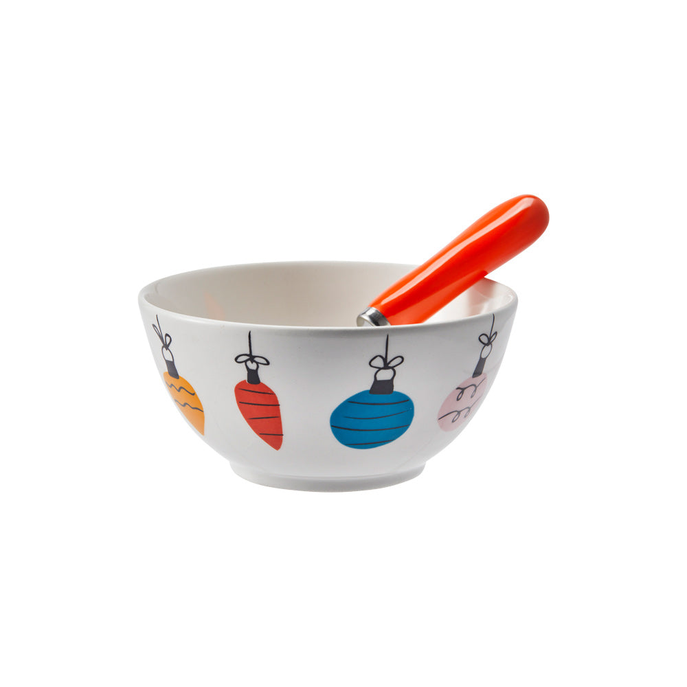 Ambrosia Santas Workshop Bowl With Spreader