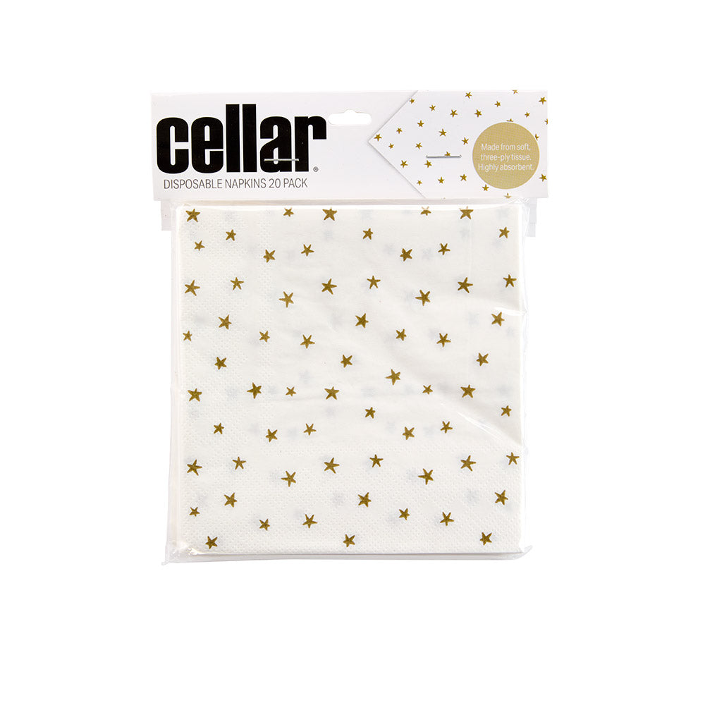 Cellar Tonic Set of 20 Paper Napkins - Designs May Vary