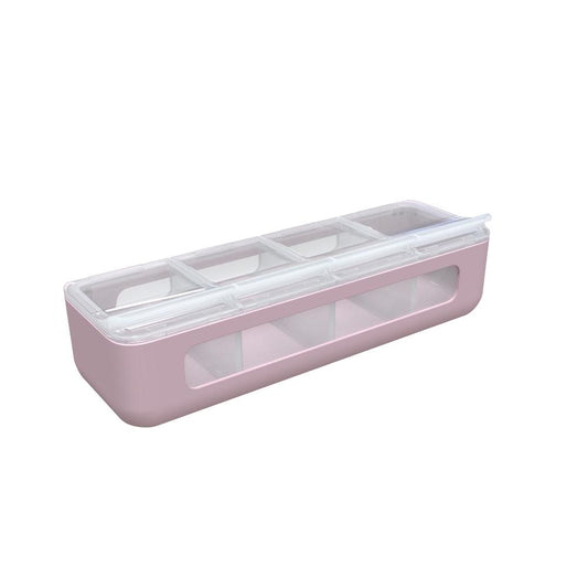 Melii 4 Compartment Snackle Box Pink - MyHouse