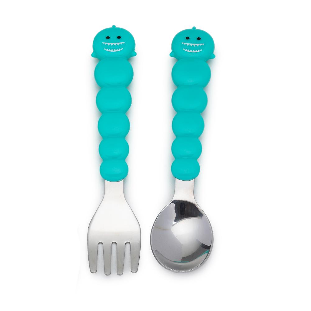 Melii Silicone Animal Bowls With Lid And Utensils - MyHouse