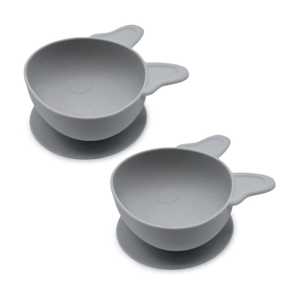 Melii Set Of 2 Silicone Suction Bowls - MyHouse