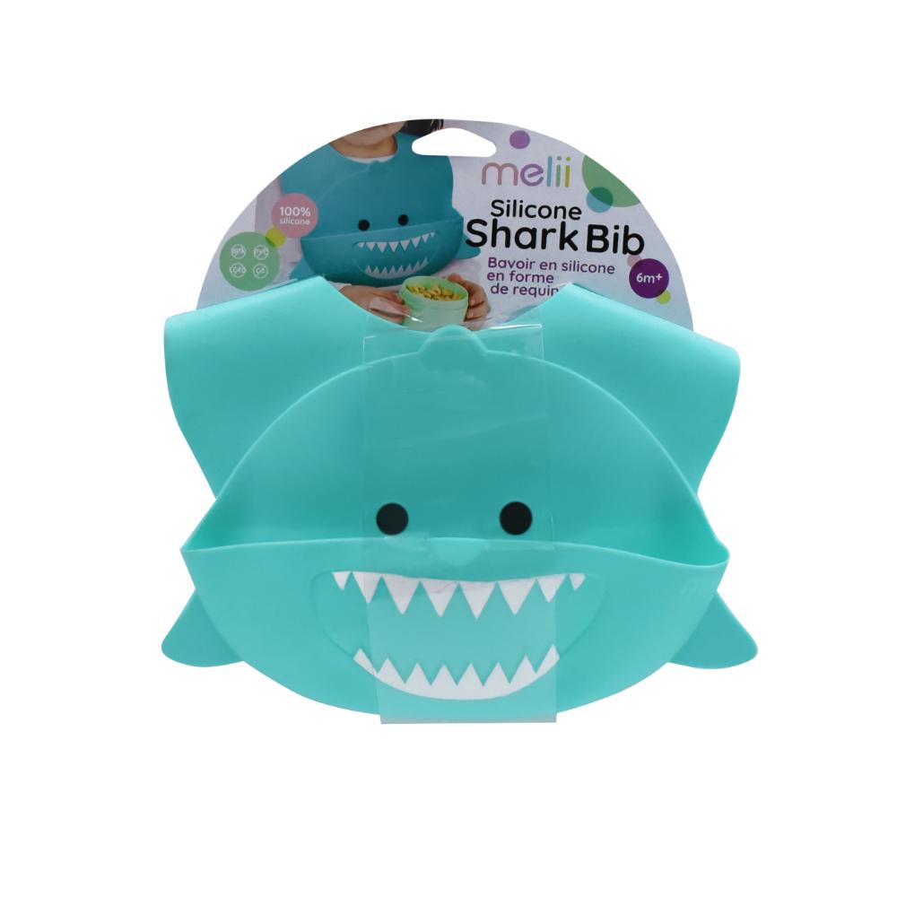 shark Silicone Animal Bib - MyHouse
