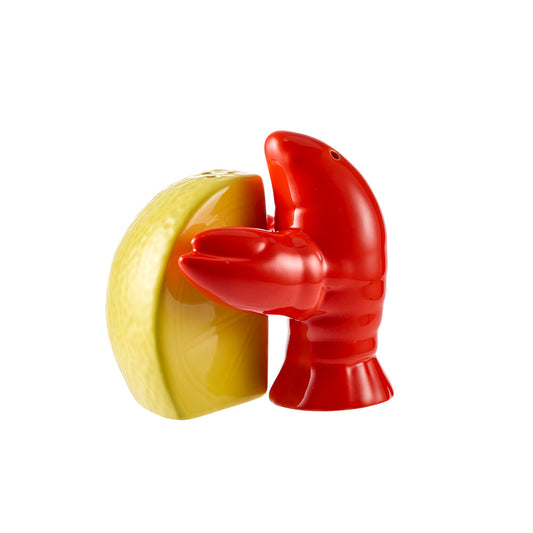 Ambrosia Azure Salt and Pepper Shakers Lobster