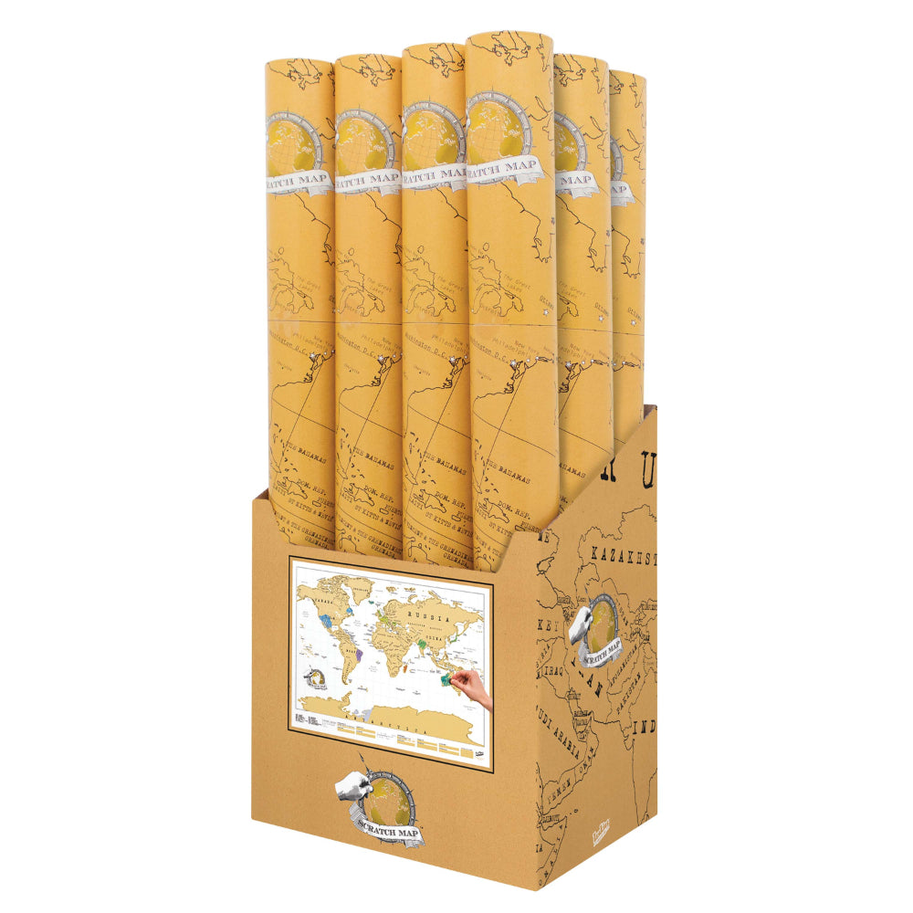 Luckies Scratch Map 12 Piece