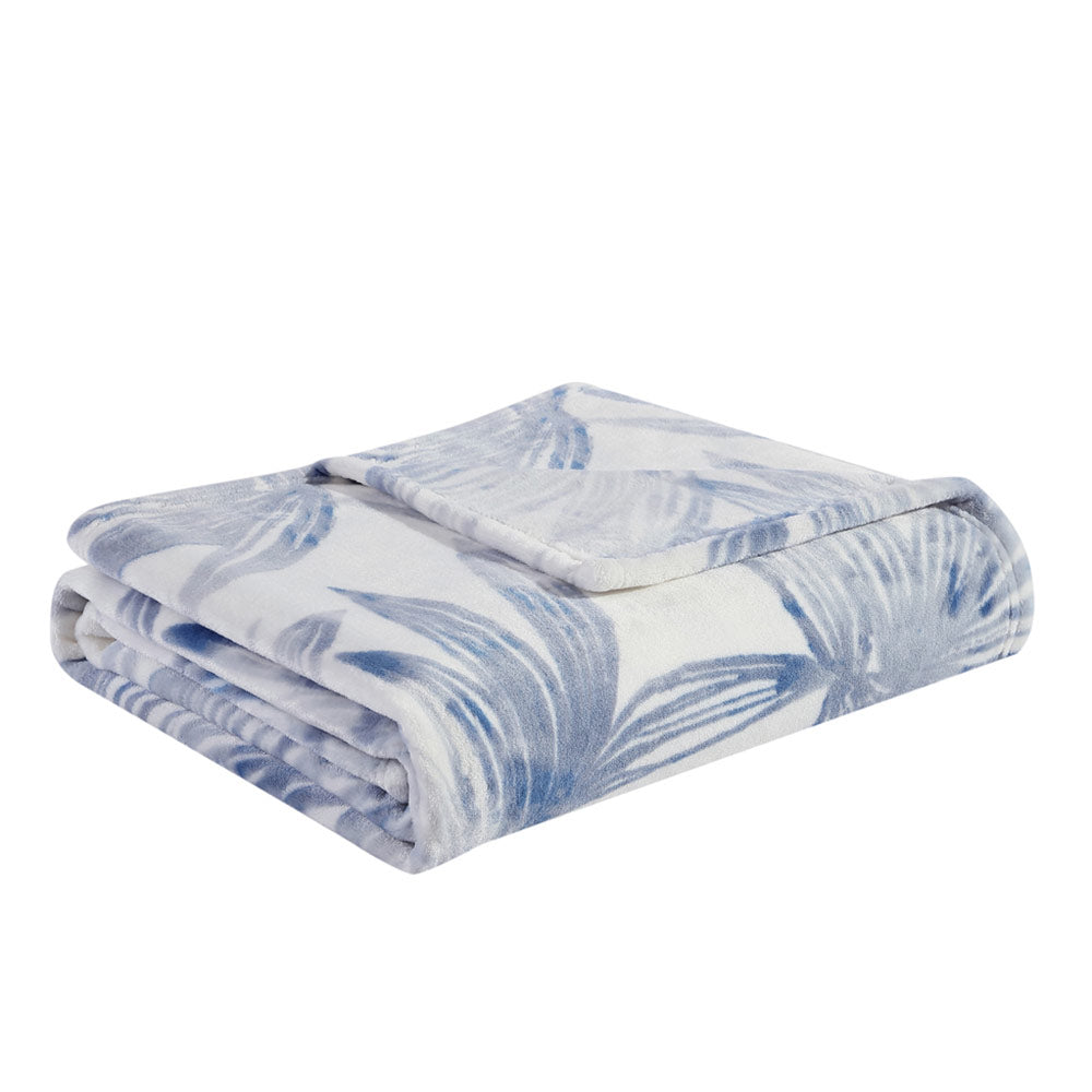 Tommy Bahama Kayo Blanket Canal Blue at MyHouse