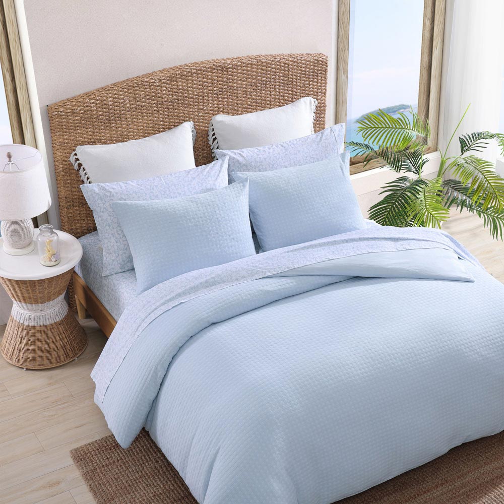 Tommy Bahama Basket Weave Quilt Cover Set