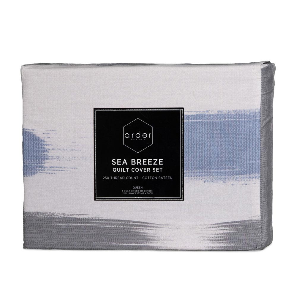 Ardor Sea Breeze 250TC Quilt Cover Set