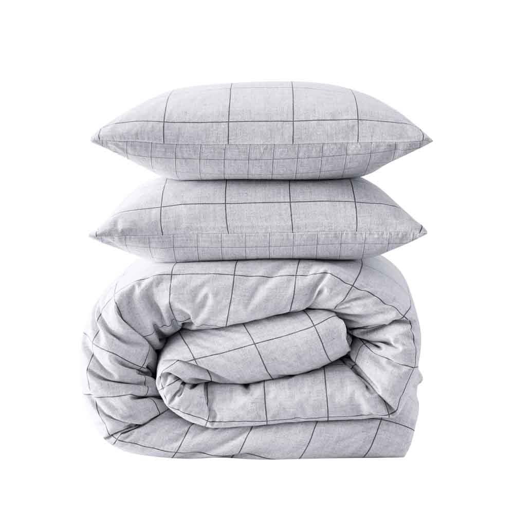 Kenneth Cole Holden Grid Quilt Cover Set