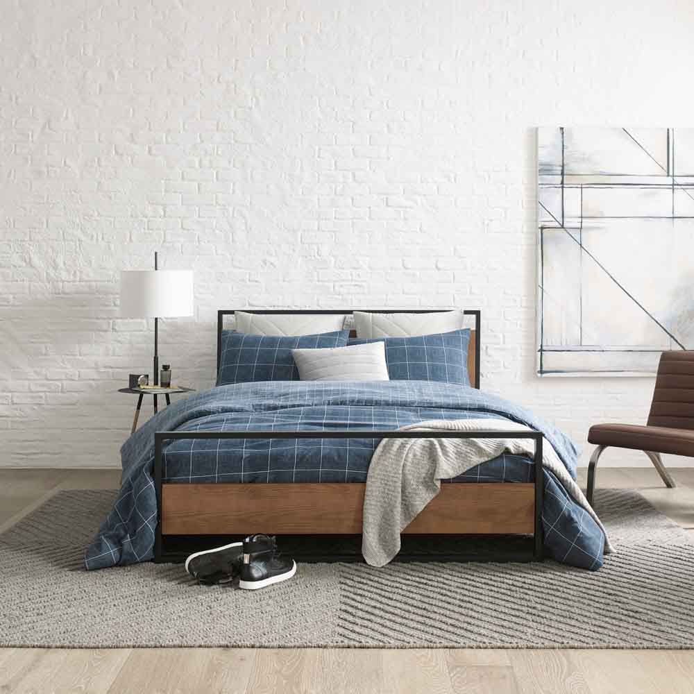 Kenneth Cole Holden Grid Quilt Cover Set