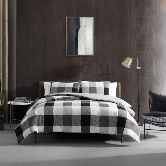 Kenneth Cole Prospect Plaid Quilt Cover Set