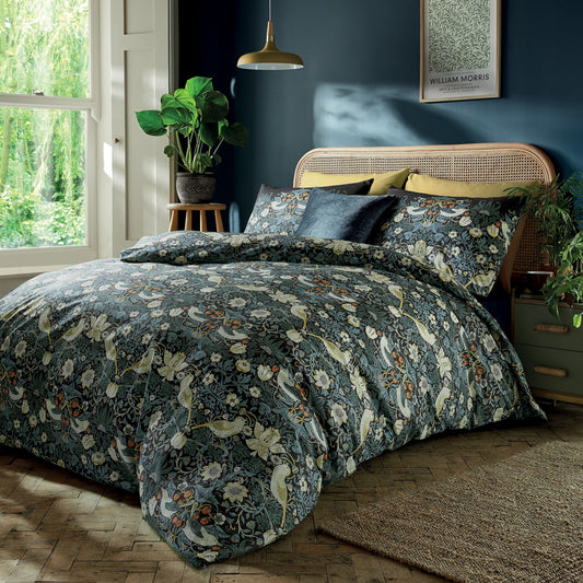 William Morris Strawberry Thief Quilt Cover Set