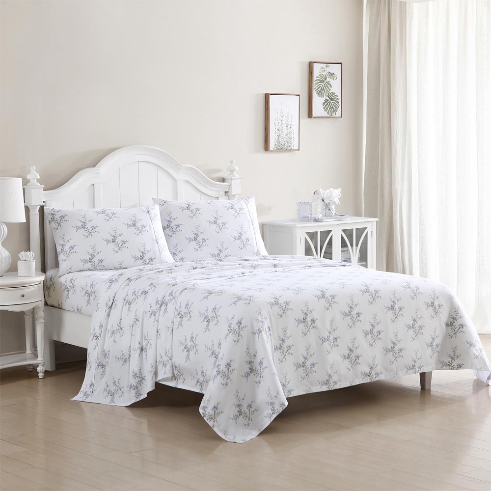 Laura Ashley Jessika 375TC Printed Sheet Set