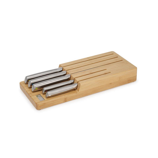 Joseph Joseph Elevate 5 Piece Knife Set with Bamboo Storage Tray