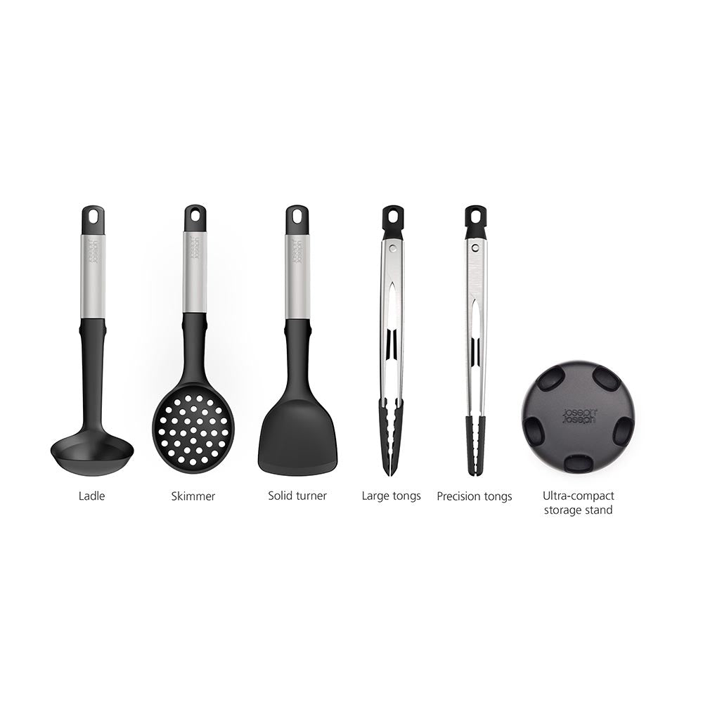 Joseph Joseph Elevate Fusion 5 Piece Silicone Utensil Set with Stand