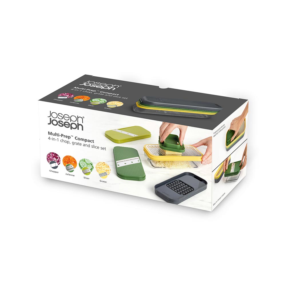 Joseph Joseph Multi-Prep Compact 4-in-1 Chop, Grate and Slice Set