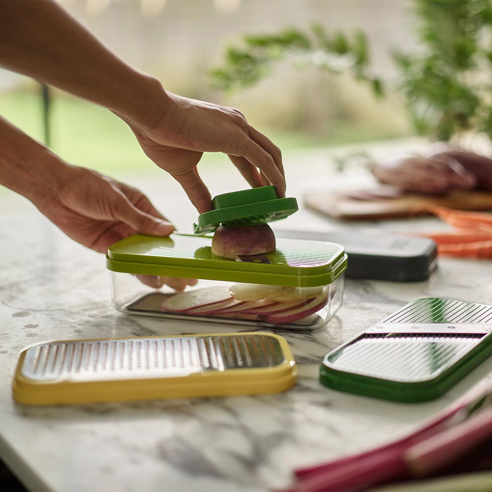 Joseph Joseph Multi-Prep Compact 4-in-1 Chop, Grate and Slice Set