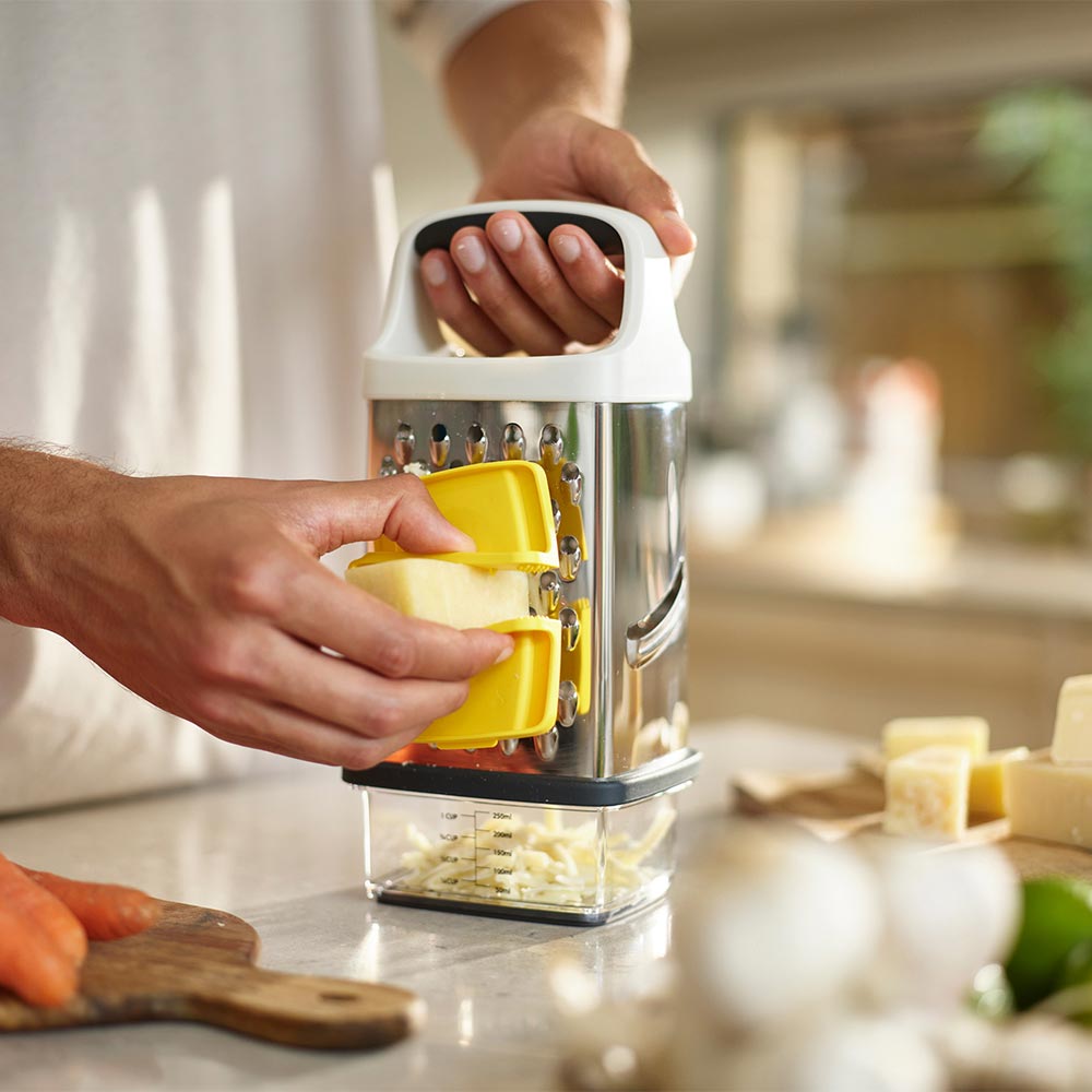 Joseph Joseph Multi-Grip Box Grater with Precision Food Grip