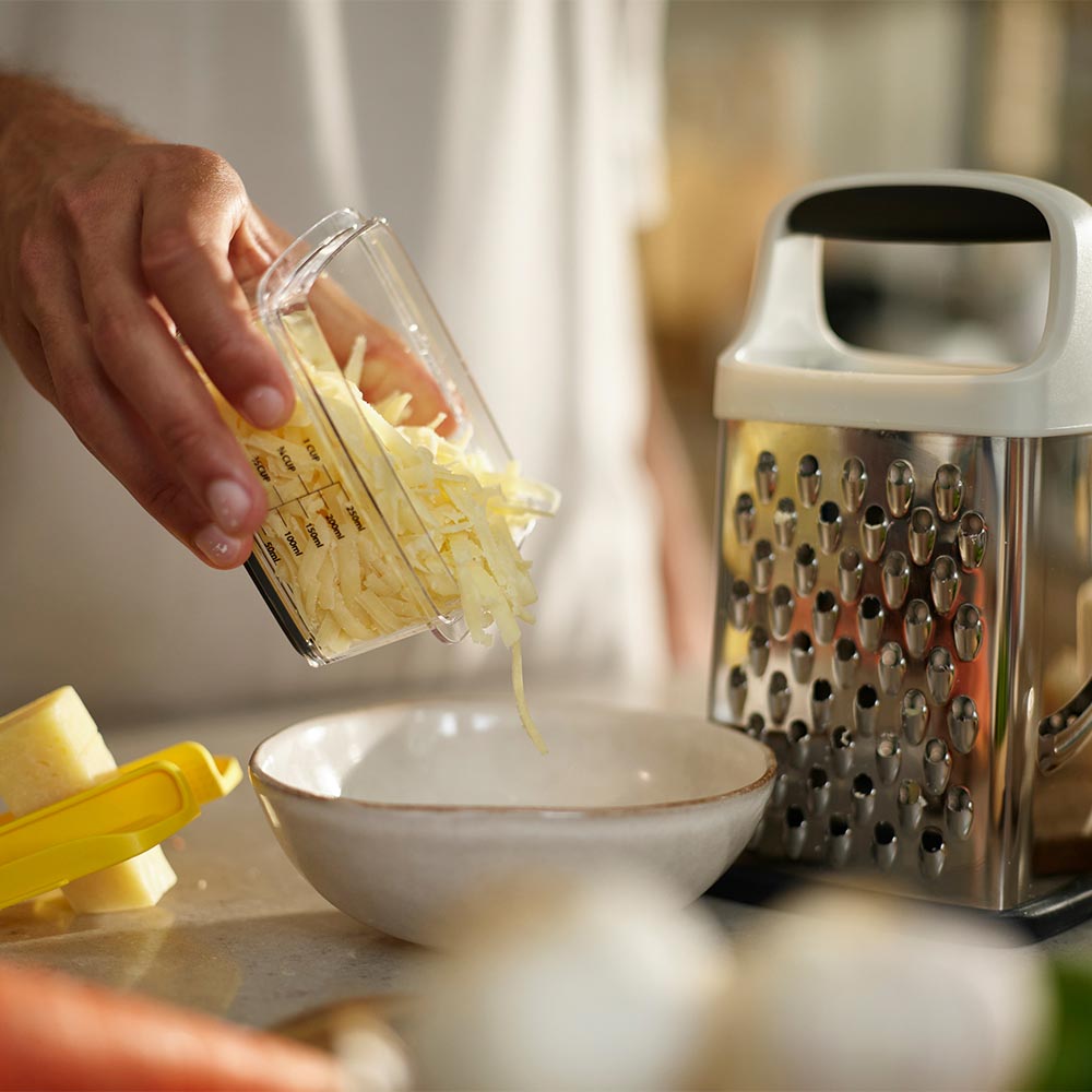 Joseph Joseph Multi-Grip Box Grater with Precision Food Grip