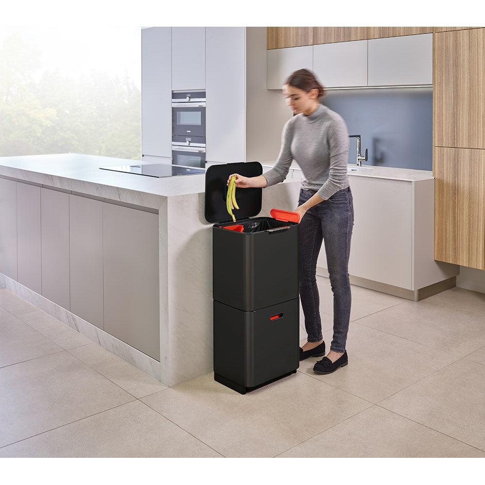 Joseph Joseph Totem Max Waste Separation Unit 60L Carbon Black