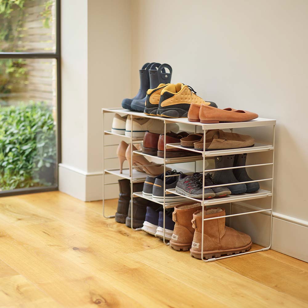 Joseph Joseph Level Plus Adjustable Shoe Rack - Stores 12 Pairs